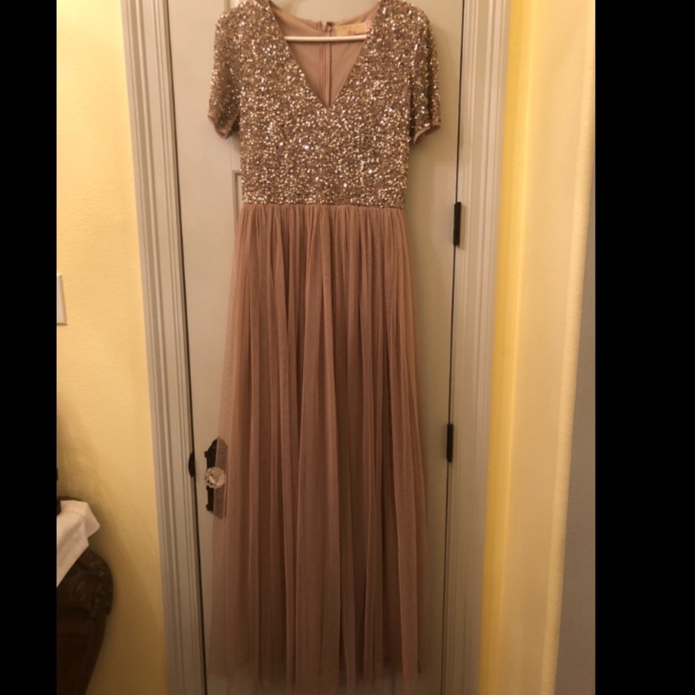 ASOS Sequin/Tulle Bridesmaid Dress